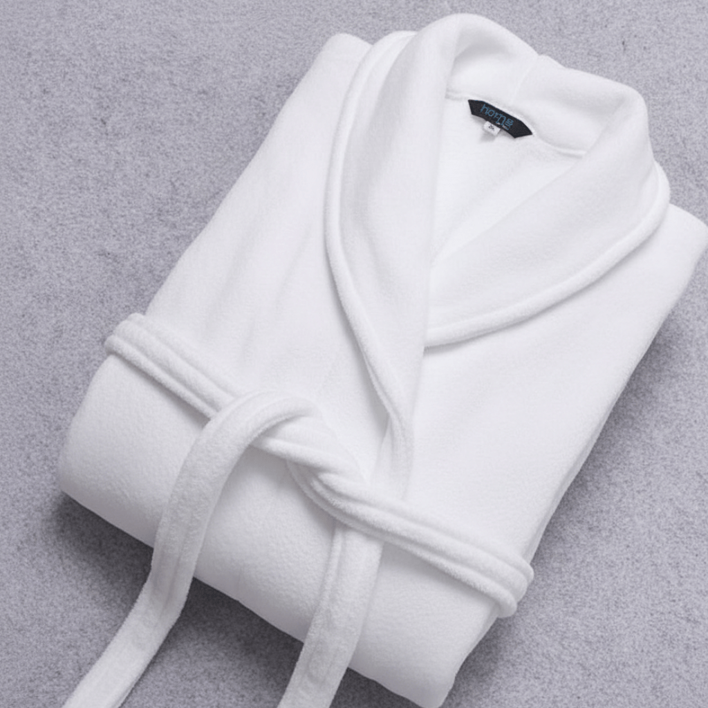 Peignoir d'Hiver pour Femme et Homme à Manches Longues avec Ceinture et Poches 10