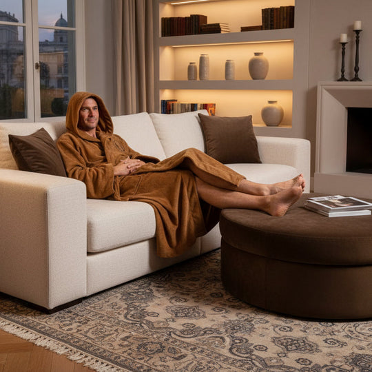 Peignoir pour Hommes en Flanelle Confortable 1