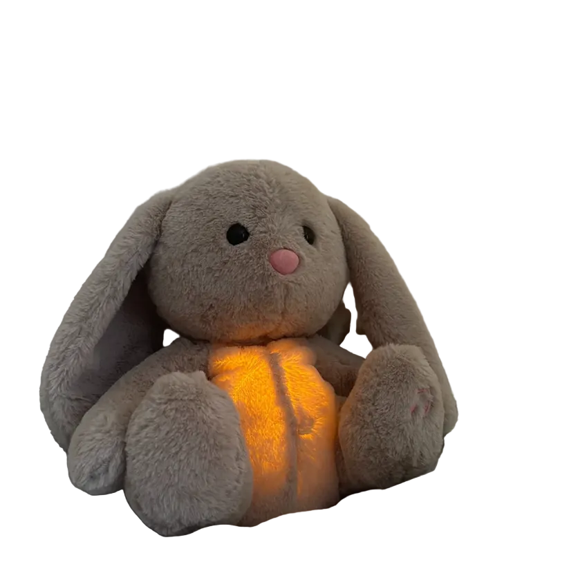 Peluche Apaisante avec Veilleuse et Sons Doux pour Enfants et Adultes 0