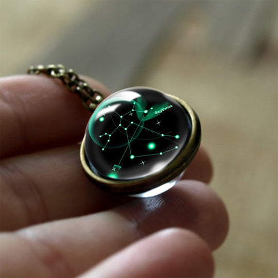 Pendentif Zodiaque en Verre 12 Signes 10