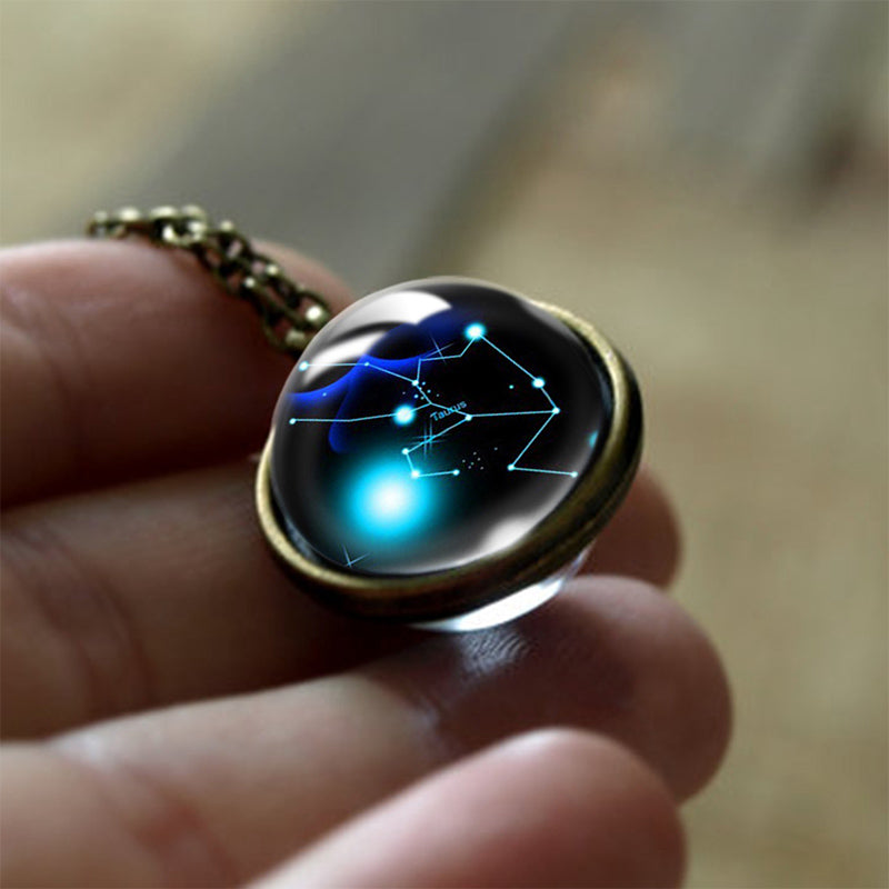 Pendentif Zodiaque en Verre 12 Signes 3