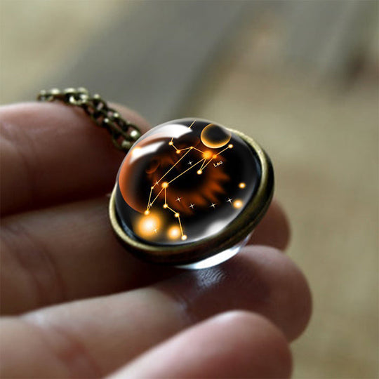 Pendentif Zodiaque en Verre 12 Signes 6