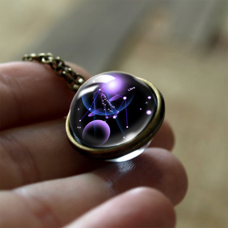 Pendentif Zodiaque en Verre 12 Signes 8