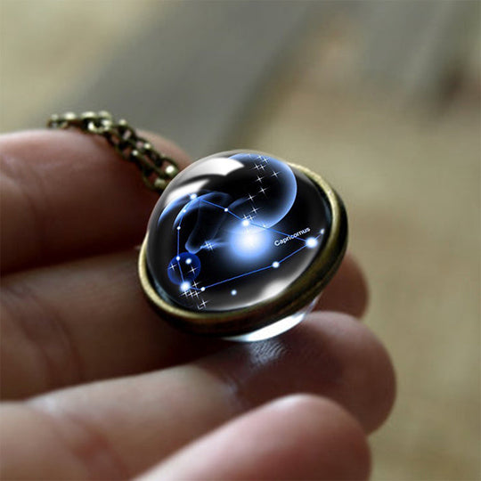 Pendentif Zodiaque en Verre 12 Signes 9