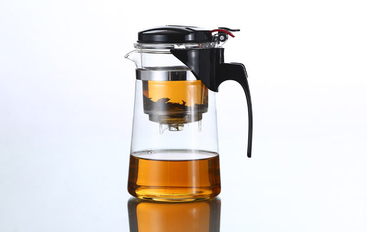 Pichet à Thé en Verre avec Infuseur Pratique 1
