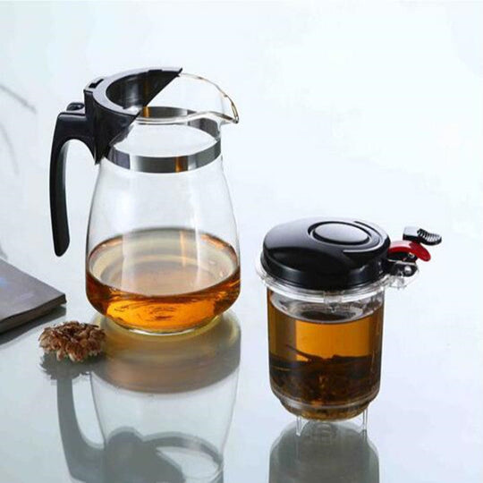 Pichet à Thé en Verre avec Infuseur Pratique 3