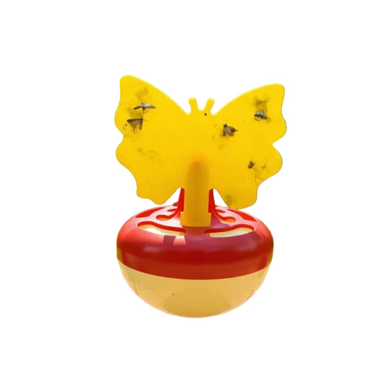 Piège à insectes en forme de papillon avec réservoir rechargeable pour extérieur 0