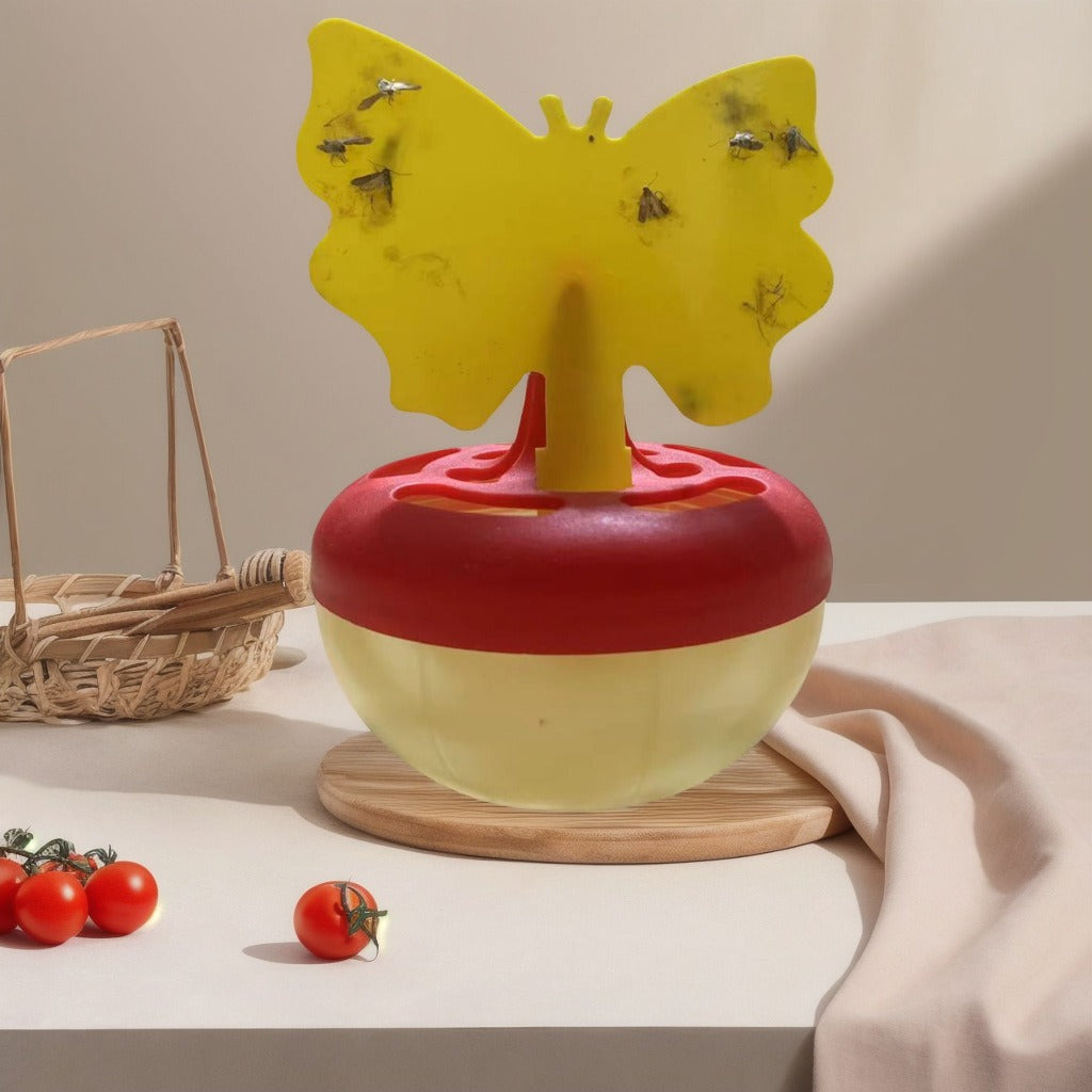 Piège à insectes en forme de papillon avec réservoir rechargeable pour extérieur 2