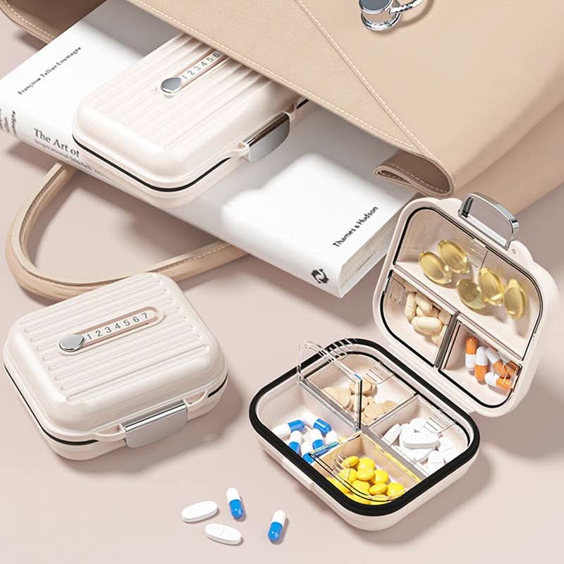 Pilulier Hebdomadaire Portable à 7 Compartiments pour Médicaments et Bijoux 7