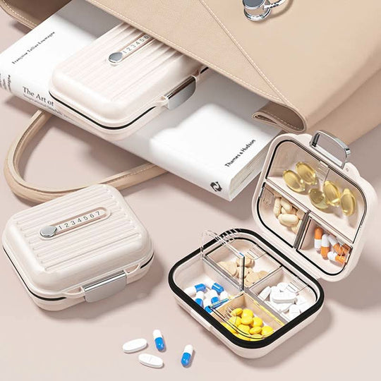 Pilulier Hebdomadaire Portable à 7 Compartiments pour Médicaments et Bijoux 7