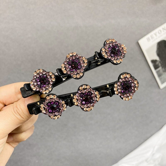Pince à Cheveux Scintillante pour Femmes Accessoires de Coiffure Moderne 4