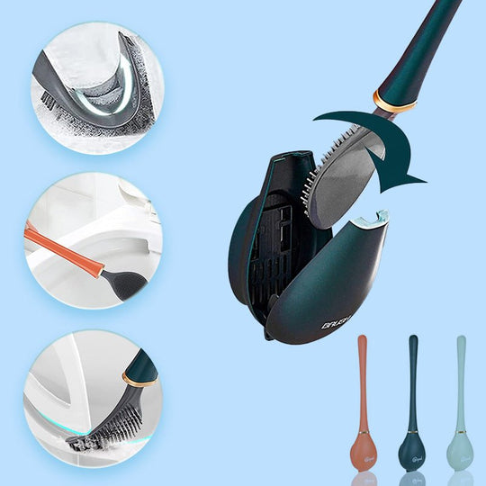 Pinceau de Toilette Innovant avec Support Mural 3