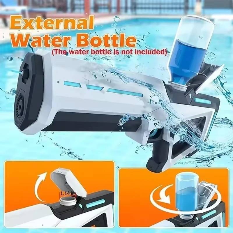Pistolet À Eau Électrique Automatique Puissant 300ml 10m 6
