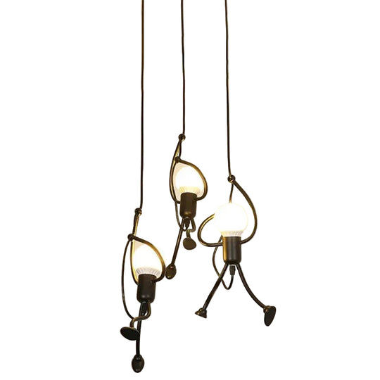 Plafonnier Créatif Design Stick Man 3