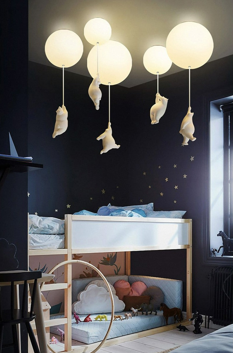 Plafonnier Enfant Ours Amusant 4