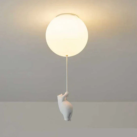 Plafonnier Enfant Ours et Ballon 10