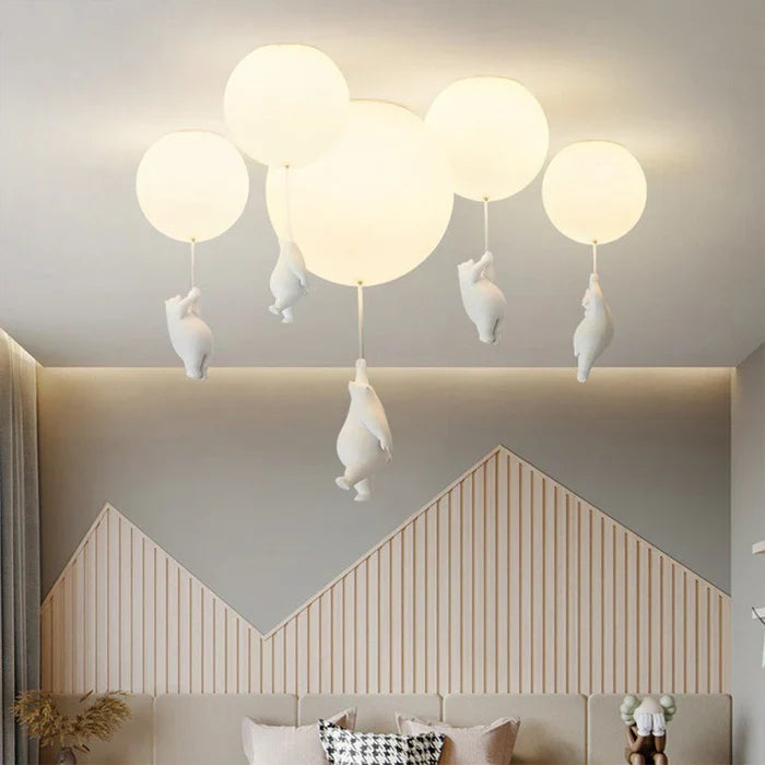 Plafonnier Enfant Ours et Ballon 4
