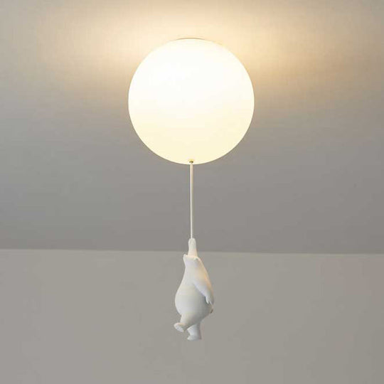Plafonnier Enfant Ours et Ballon Ludiques 0