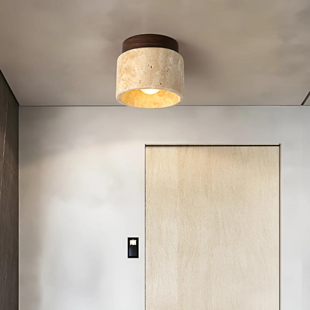 Plafonnier Japonais Design Wabi Sabi 1