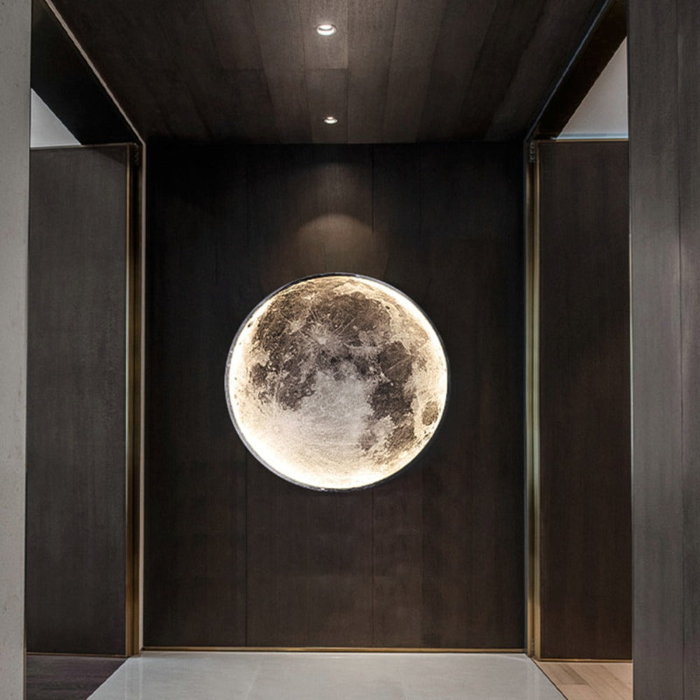 Plafonnier LED 3D Lune ou Terre 0