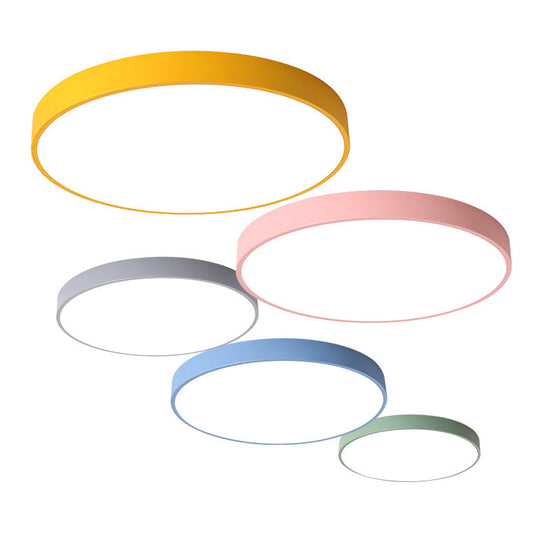 Plafonnier LED Design Moderne pour Chambre d'Enfant avec Fonction de Gradation 0