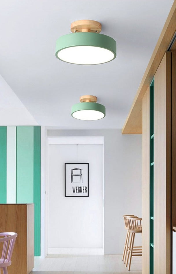 Plafonnier LED Design Moderne pour Salon et Cuisine, Éclairage Coloré en Forme de Triangle 4