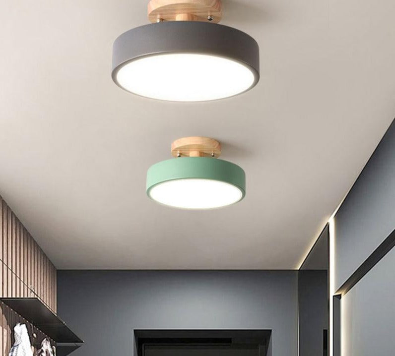 Plafonnier LED Design Moderne pour Salon et Cuisine, Éclairage Coloré en Forme de Triangle 7