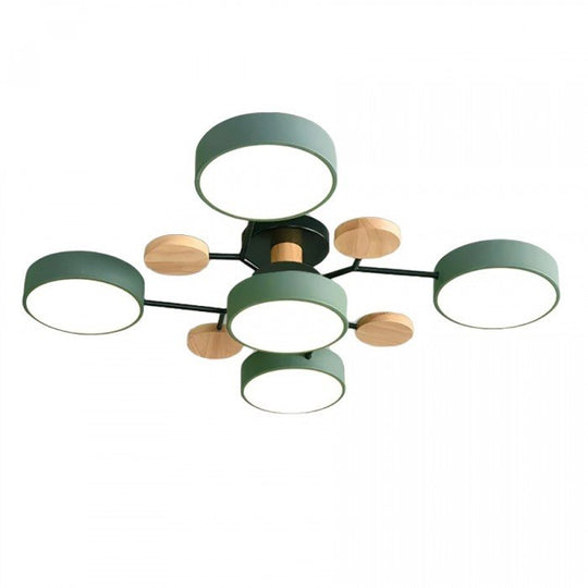 Plafonnier LED Design Ramifié Pour Salon Moderne Éclairage LED Plafond 13