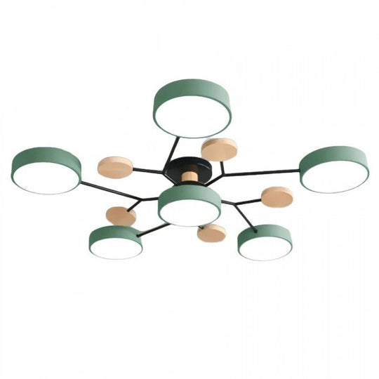 Plafonnier LED Design Ramifié Pour Salon Moderne Éclairage LED Plafond 14