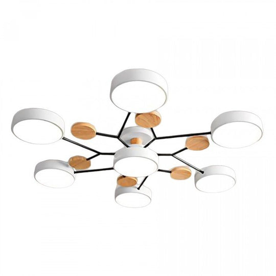 Plafonnier LED Design Ramifié Pour Salon Moderne Éclairage LED Plafond 17