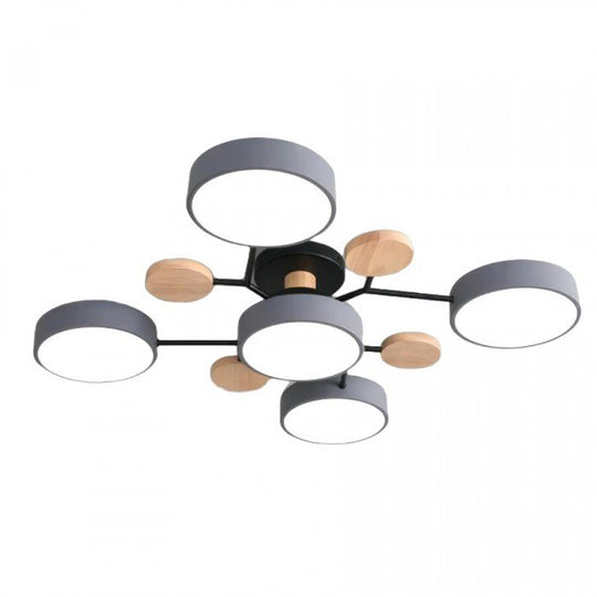 Plafonnier LED Design Ramifié Pour Salon Moderne Éclairage LED Plafond 18