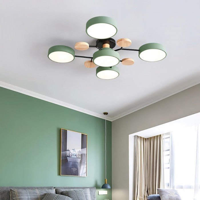 Plafonnier LED Design Ramifié Pour Salon Moderne Éclairage LED Plafond 7