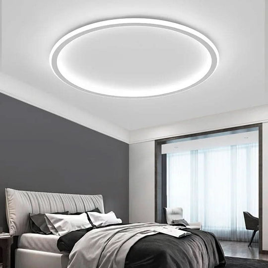 Plafonnier LED Design Rond pour Salon Éclairage Minimaliste 3