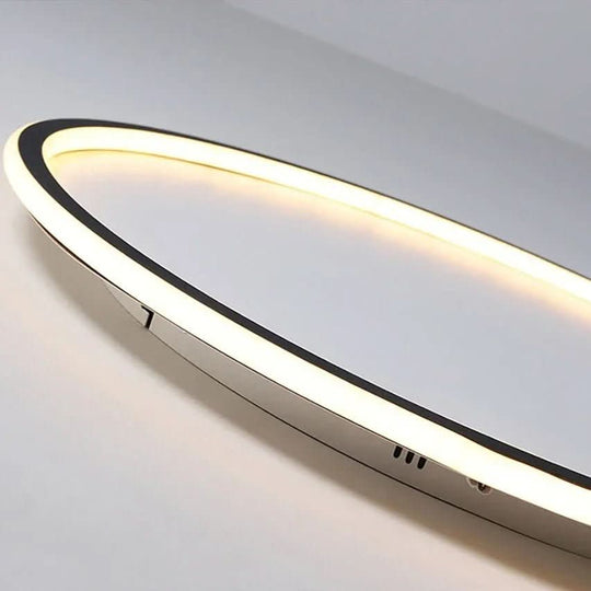 Plafonnier LED Design Rond pour Salon Éclairage Minimaliste 4