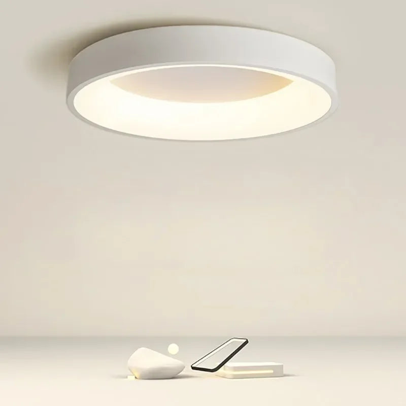 Plafonnier LED Design Rond pour Salon et Chambre Moderne 0