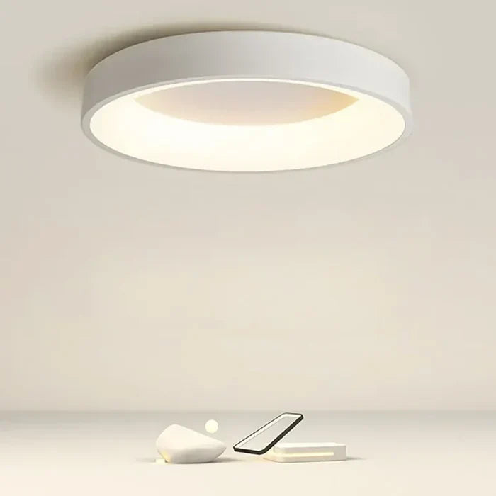 Plafonnier LED Design Scandinave Rond pour Salon et Chambre 0