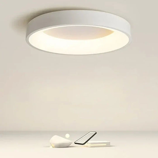 Plafonnier LED Design Scandinave Rond pour Salon et Chambre 0