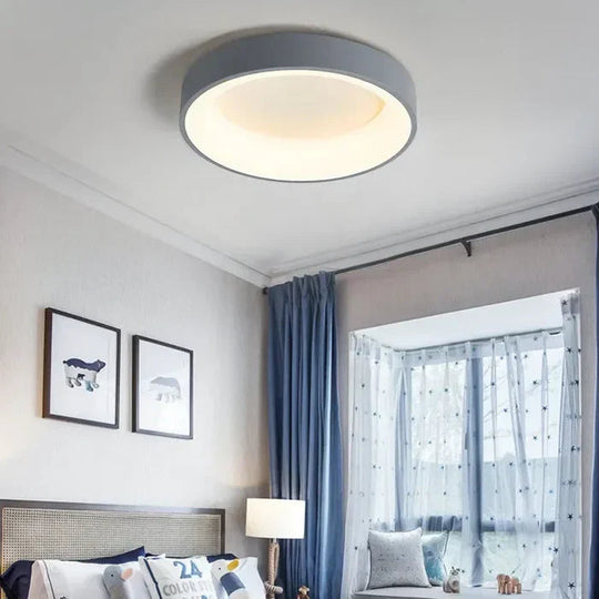 Plafonnier LED Design Scandinave Rond pour Salon et Chambre 1