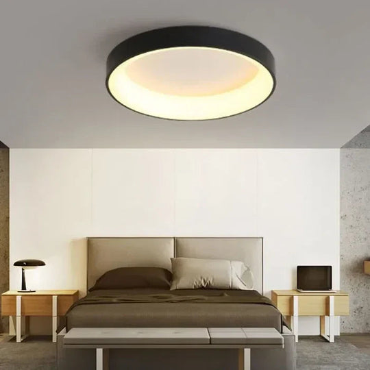 Plafonnier LED Design Scandinave Rond pour Salon et Chambre 2