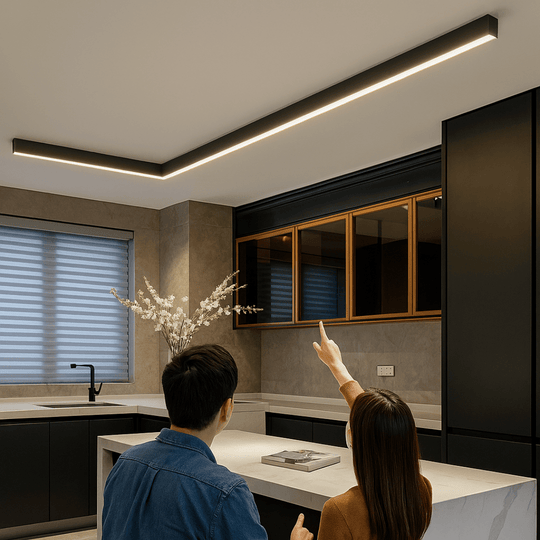 Plafonnier LED Design Scandinave pour Salon et Cuisine 3