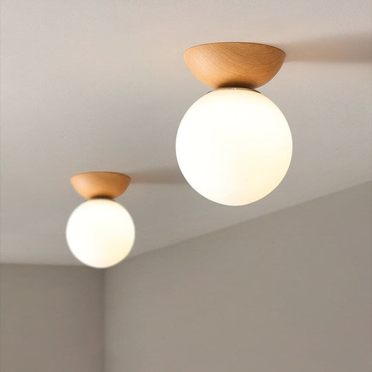 Plafonnier LED Japonais Sphérique 1