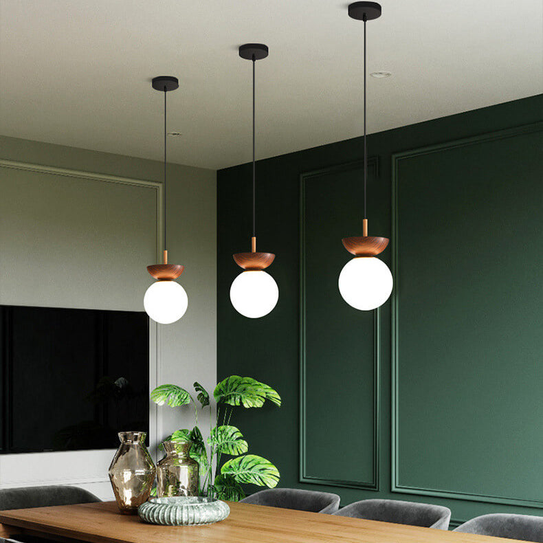 Plafonnier LED Japonais Sphérique 6