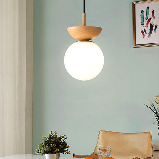 Plafonnier LED Japonais Sphérique 7
