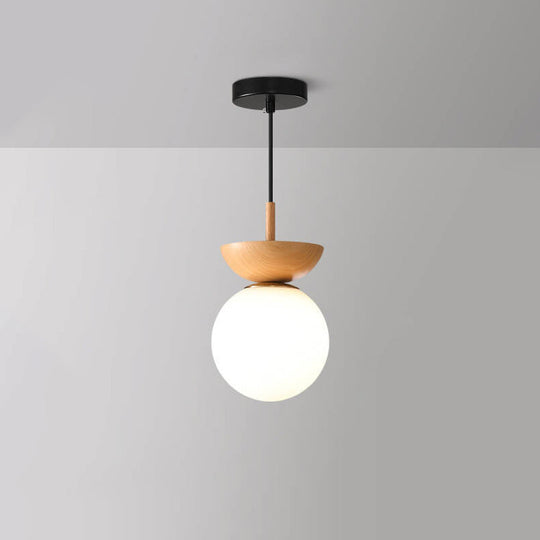 Plafonnier LED Japonais Sphérique 9