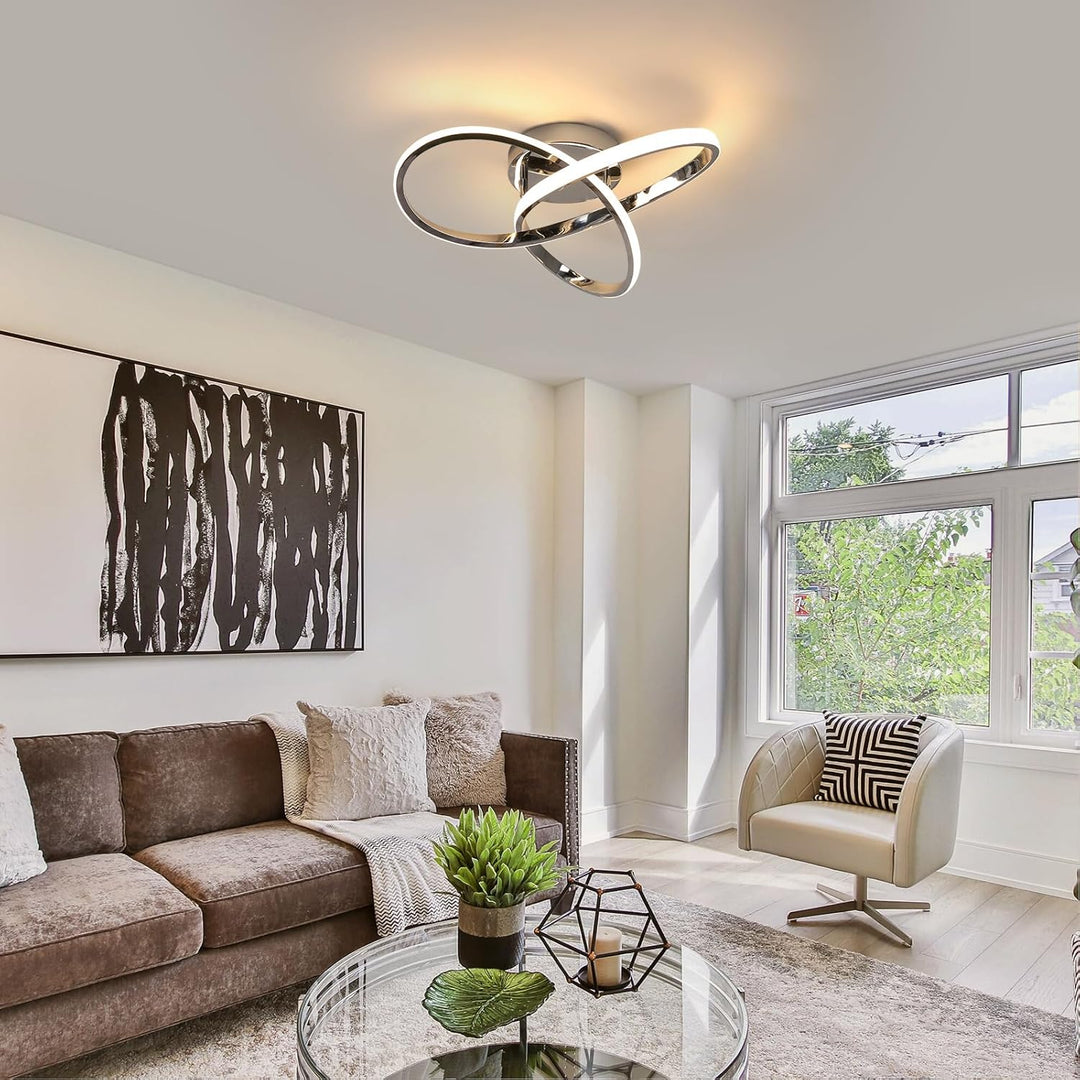 Plafonnier LED Moderne Design Floral 4