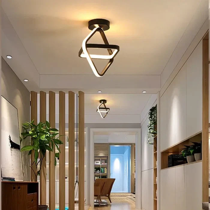 Plafonnier LED Moderne à Double Anneau 2