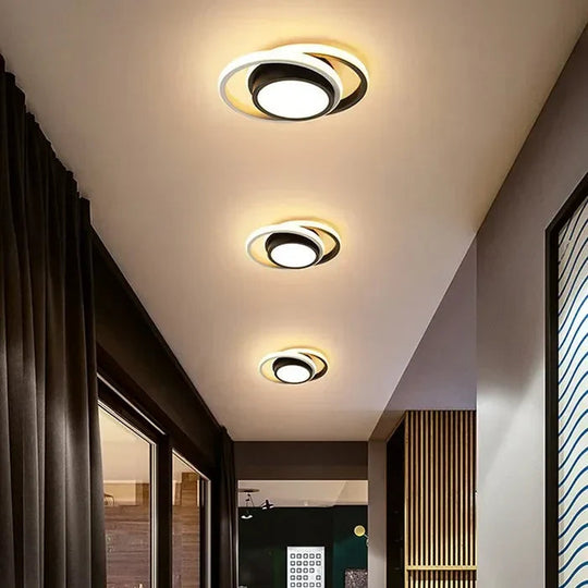 Plafonnier LED Moderne à Double Anneau 3
