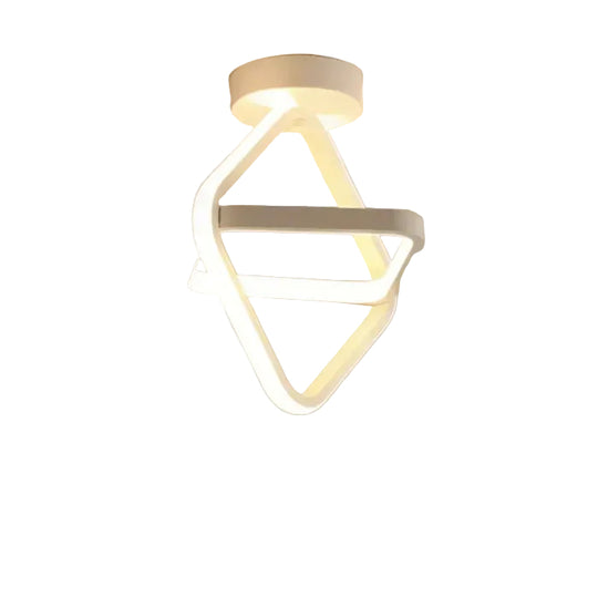 Plafonnier LED Moderne à Double Anneau 5