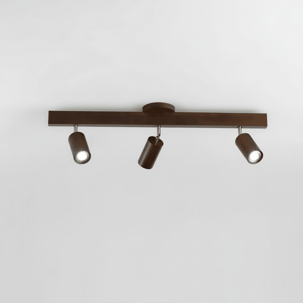 Plafonnier LED en Bois Minimaliste avec Lumière Réglable 17