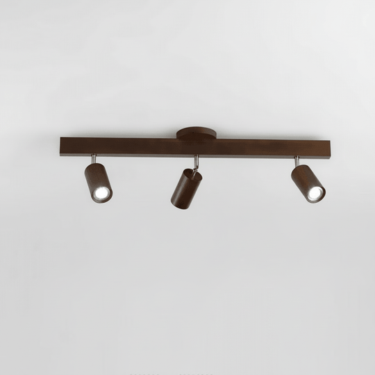 Plafonnier LED en Bois Minimaliste avec Lumière Réglable 17